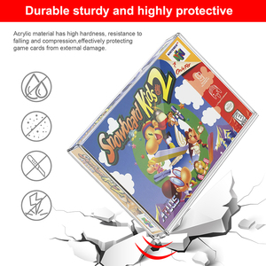 กล่องอะคริลิคใสสำหรับเก็บตลับเกม ป้องกันและจัดแสดงตลับเกมนินเทนโด 64 ซูเปอร์นินเทนโด N64 หรือ SNES คอลเลคชั่น - Product Image 3