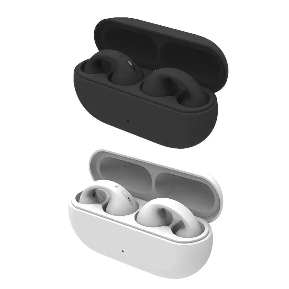 Custom promotional products Ear Bone Conduction Earring Wireless Earphones Sport Headphones Earbuds