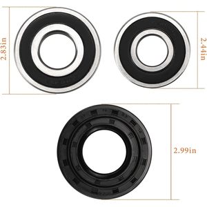 Kit de roulements et d'étanchéité pour lave-linge à chargement frontal TOMOON pour LG & Kenmore etc., pièce de rechange 4036ER2004A 4280FR4048L - Product Image 2