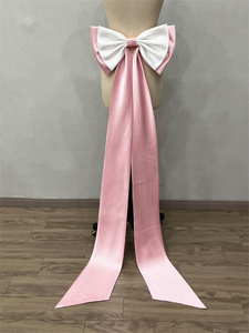 Ladies' wedding dress accessories runway fashion stage performance satin wedding dress train <strong>large</strong> <strong>bow</strong> - Product Image 3