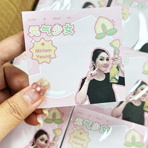 CC0518 su misura Kpop di 50 pagine grazioso pastello estetiche con Note magnetiche personalizzate in carta pastello per regali e promozioni - Product Image 4