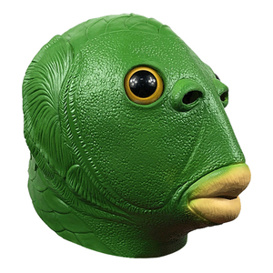 Masque d'animal pour fête d'Halloween, masque d'animal en latex naturel écologique pour cosplay intégral - Product Image 1