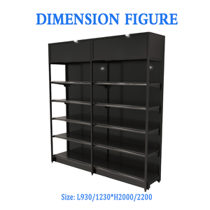 Scaffalature in Filo Metallico a Doppio Lato in Acciaio Laminato a Freddo Versatili per Tutti i Formati Commerciali, Ripiani Regolabili per Supermercati, Impermeabili - Product Image 3