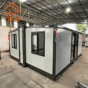 Casa Prefabricada de Lujo Blanca, Estilo <span class=keywords><strong>Villa</strong></span>, Moderna y Expandible, Tipo Contenedor, 3 en 1, de Fábrica China - Product Image 4
