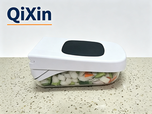 Coupe-légumes <span class=keywords><strong>manuel</strong></span> multifonction 6-en-1 - Mini-outil de cuisine en acier inoxydable pour hacher fruits et légumes, personnalisable OEM - Product Image 3