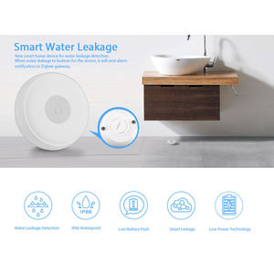 Détecteur de fuite d'eau Tuya Zigbee ZB-WI-3, alarme de surveillance de l'eau, capteur d'eau Zigbee pour lave-linge, salle de bain, cave et sous-sol, maison intelligente - Product Image 3