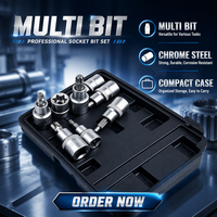 Jeu de douilles étoiles 29 pièces en acier CR-V, kit de clés à douilles Torx pour réparation automobile, outils manuels pour le retrait de vis