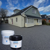 Résine polyuréthane haute résistance à durcissement rapide 1:1, liant polyaspartique pour allées en gravier, patios, pavage perméable
