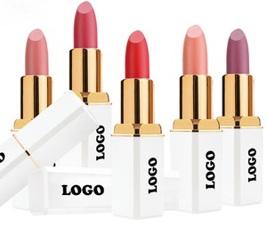 Lápiz Labial Mate de 3.5g, Marca Privada Personalizable, MOQ 100, Maquillaje No Pegajoso, <span class=keywords><strong>Color</strong></span> Duradero, Resistente a Manchas y Besos, LS009 - Product Image 1