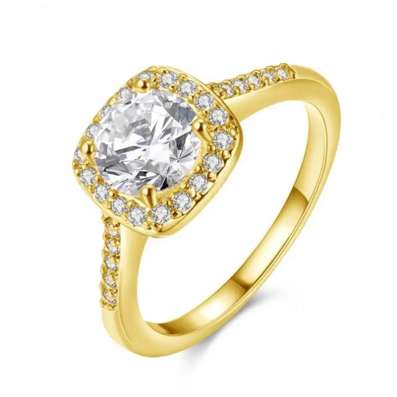 Anéis de diamante vermelho para mulheres, atacado, 1 carat, anéis de preço de casamento e noivado, rosa 5-12 #