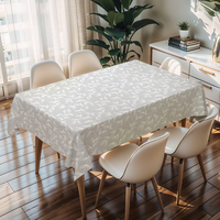 Nappe imprimée RNPT vintage rectangulaire, couverture de table en PVC pour la décoration de fêtes à domicile