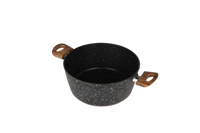 Ensemble de casseroles et poêles en pierre de lave noire antiadhésive moderne de 12 pièces avec couvercle en verre, compatible induction, ustensiles de cuisine
