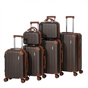 <span class=keywords><strong>Valise</strong></span> grande capacité en ABS, imperméable, <span class=keywords><strong>ultra</strong></span>-légère, antibactérienne, résistante à l'usure, avec roulettes universelles silencieuses, tailles 24/20/28 pouces - Product Image 1