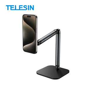 Support de téléphone de bureau Telesin, rotation à 360°, réglable pour iPhone et tablettes, support magnétique <span class=keywords><strong>en</strong></span> aluminium pour bureau - Product Image 2