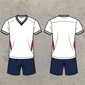 Conjunto de Camiseta de Fútbol Transpirable para Hombre, Verano, Personalizable, Clubes Nacionales, La Roja, O Esquadrao <span class=keywords><strong>dos</strong></span> Cinco Escudos, 100% - Product Image 2