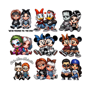 Desain grosir kustom stiker Transfer panas Transfer Dtf desain Suster desain Transfer panas Untuk kaus - Product Image 5