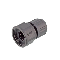 Assemblage Couple prise avec câble étanche RJ45 boîtier de prise mâle