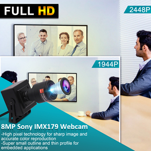 ELP 8 Megapixel IMX179 HD 2.8-12 Mét Ống Kính Varifocal Miễn Phí Điều Khiển Zoom Usb <span class=keywords><strong>Web</strong></span> Camera Cho Robot Công Nghiệp - Product Image 2