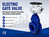 Vanne à opercule électrique à bride PN16 DN50-DN350 en fonte ductile à joint souple pour le contrôle de l'eau avec actionneur