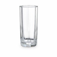 Gobelet en verre cristallin transparent, résistant à la chaleur, pour l'eau, le jus, le lait, à usage domestique, design minimaliste moderne, fond épais
