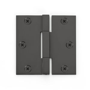 3 1/2 "X 3 1/2" квадратные цилиндрические сверхпрочные петли квадратные углы цельные латунные атласные никелевые дверные петли - Product Image 6