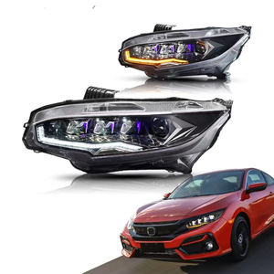 ชุดไฟหน้ารถยนต์สำหรับ Honda Civic FK7 FK8 <span class=keywords><strong>FK1</strong></span> <span class=keywords><strong>Type</strong></span>-<span class=keywords><strong>r</strong></span> ปี 2016-2021 ไฟหน้ารถยนต์แบบเสียบปลั๊กใช้งานได้ทันที ระบบไฟหน้า LED อัตโนมัติ - Product Image 2