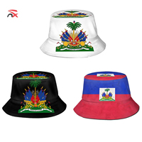 Nouvel Arrivage Ensemble Sportif de Football d'Extérieur Série Drapeau Haïtien T-shirt Short Casquette Sac Écharpe pour Événements Sportifs 2026