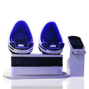 Intérieur Mini <span class=keywords><strong>Tour</strong></span> de Réalité Virtuelle 3Dof Système 2 Sièges 9D Simulateur de Cinéma des Oeufs VR pour Petit Espace - Product Image 5