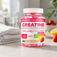 Gummies de créatine pour femmes 5000mg, collagène et vitamines, personnalisables en usine