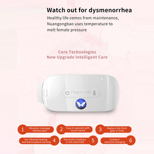 Dispositivo portátil inalámbrico para aliviar el dolor, almohadilla de calefacción menstrual, masajeador para los calambres menstruales - Product Image 6