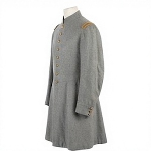 Manteau long en laine pour homme, style vintage civil, uniforme historique, tenue pour reconstitution historique en extérieur - Product Image 1