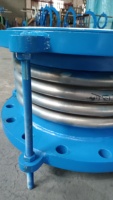 Juntas de Expansión Metálicas de Acero Inoxidable con Revestimiento de PTFE de Alta Presión XQH-BCQ DN25, Serie con Núcleo Liso, Resistentes a Químicos, Pintadas