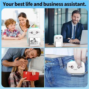 <span class=keywords><strong>Mini</strong></span> <span class=keywords><strong>Impresora</strong></span> de Bolsillo al por Mayor, <span class=keywords><strong>Impresora</strong></span> Térmica Portátil con 3 Rollos de Papel de Impresión, <span class=keywords><strong>Impresora</strong></span> Pequeña Inalámbrica Bluetooth - Product Image 5