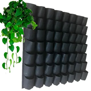 New Upgraded Deeper and Bigger 7 Pocket Hanging Vertical Garden Wall Planter for Yard Garden Home Decoration