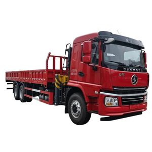รถเครนติดตั้งบนรถบรรทุก Shacman Heavy Duty 25 ตัน 6x4 ยกได้ 14 ตัน สำหรับงานก่อสร้าง - Product Image 1