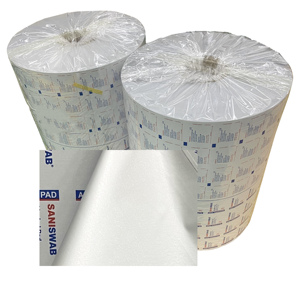 Rouleau de papier laminé en aluminium de qualité médicale imprimé/composé, résistant à l'iode, 83 g/m² et 103 g/m², sans agent fluorescent - Product Image 3