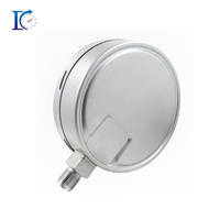 Manomètre de pression en acier inoxydable de précision DaChengYiBiao YB-150F 0,25 %, diamètre 150 mm, protection IP54, 0 bar-600 bar
