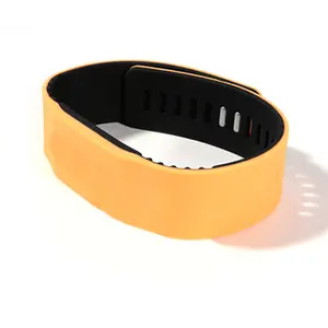 13,56 MHz RFID Control DE ACCESO PVC Plástico Pulsera Etiqueta Tela textil NFC Pulsera Tarjeta