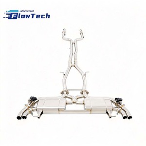 ระบบท่อไอเสีย FlowTech SS304 แบบ Catback พร้อมวาล์วและหม้อพักเสียง สำหรับ Mercedes-AMG GLC 43 X253 C253 3.0T M276 China VI – ติดตั้งแบบ Direct Bolt-On - Product Image 2