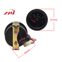 Voltmeter mobil Digital 2 arah 12V/24V SISTEM-8-16v & 18-32V jangkauan ganda | 2 inci 54mm untuk mobil/truk/laut"