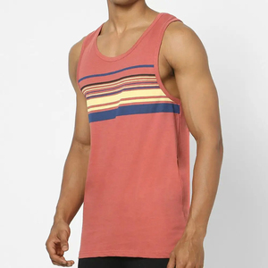 เสื้อกล้ามสำหรับผู้ชายเสื้อออกกำลังกายผ้าฝ้ายผลิตจากผ้าฝ้าย - Product Image 4