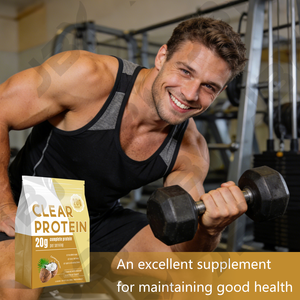 JBY - Proteína de Suero de Leche Transparente de Etiqueta Privada, <span class=keywords><strong>Sabor</strong></span> Coco, 20 g de Proteína, <span class=keywords><strong>Sin</strong></span> Azúcar, Aislado de Proteína de Suero de Leche Transparente - Product Image 4