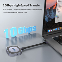 SSD SSD المحمولة المغناطيسية ، GB 1 ، GB 1 ، 2 ، محرك أقراص خارجي ذو حالة صلبة من سبائك الألومنيوم ، USB Gen 2 Type-C ، سرعة عالية 1000 مللي بايت