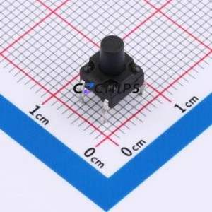 UK-B02123-G8.5-160 Tactile Switch DIP-4P,6.2x6.2mm Switch 1.6N 6.15mm 6.15mm 8.5mm - Product Image 1