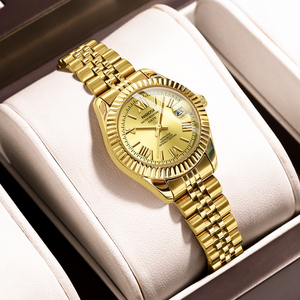 NIBOSI 2681 eleganti orologi da <span class=keywords><strong>donna</strong></span> al quarzo <span class=keywords><strong>oro</strong></span> elegante moda moda Vintage <span class=keywords><strong>orologio</strong></span> da <span class=keywords><strong>donna</strong></span> - Product Image 4