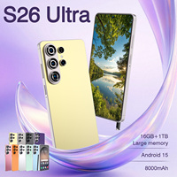 Smartphone Android Gaming S26 Ultra Best Seller Kamera Cantik 108MP 16GB+1TB Dual SIM Card