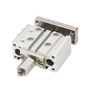 Cilindro de carrera ajustable TCMJ/TCLJ63x25/50/75/100/150-50, guía delgada de tres ejes y tres barras, piezas neumáticas - Product Image 2