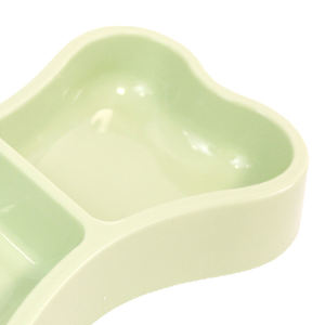 Bol à eau pour animaux de compagnie écologique 24,5*13*3,5cm Bol en plastique pour chien Léger pour une utilisation en intérieur et en extérieur Nourriture pour chats et animaux de compagnie - Product Image 2