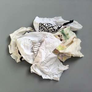 Chiffons en coton blancs imprimés IMPA 232906, chiffons de nettoyage exceptionnels pour l'industrie - Product Image 1