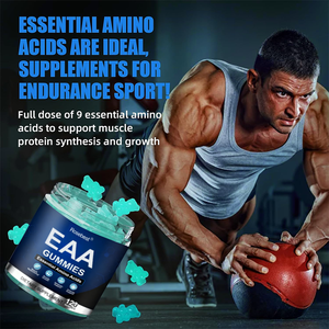 תוספי תזונה גומי EAA עם 9 חומצות אמינו חיוניות, בטעם טבעי, באיכות מזון, לגדילת שרירים והתאוששות, תחת מותג פרטי OEM סיטונאי - Product Image 4